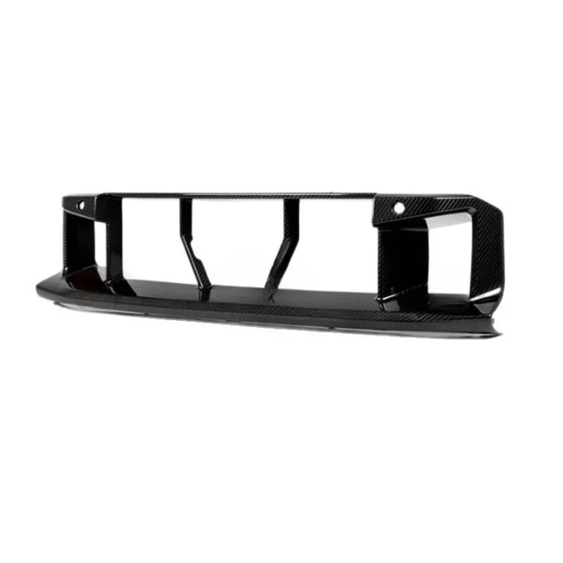 Carbon fiber lower middle net modified front bar lower grille air inlet auto parts decoration