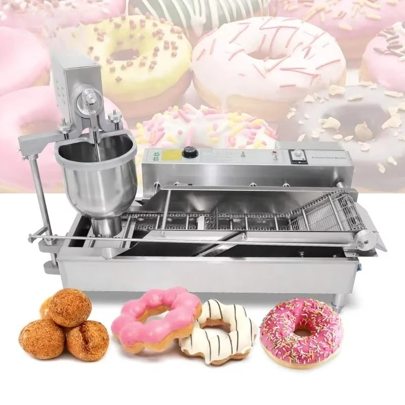 African T-100 Gas Manual Type Several Models Heavy Duty Auto Lokma Doughnut Donut Maker Make and Fryer Machine