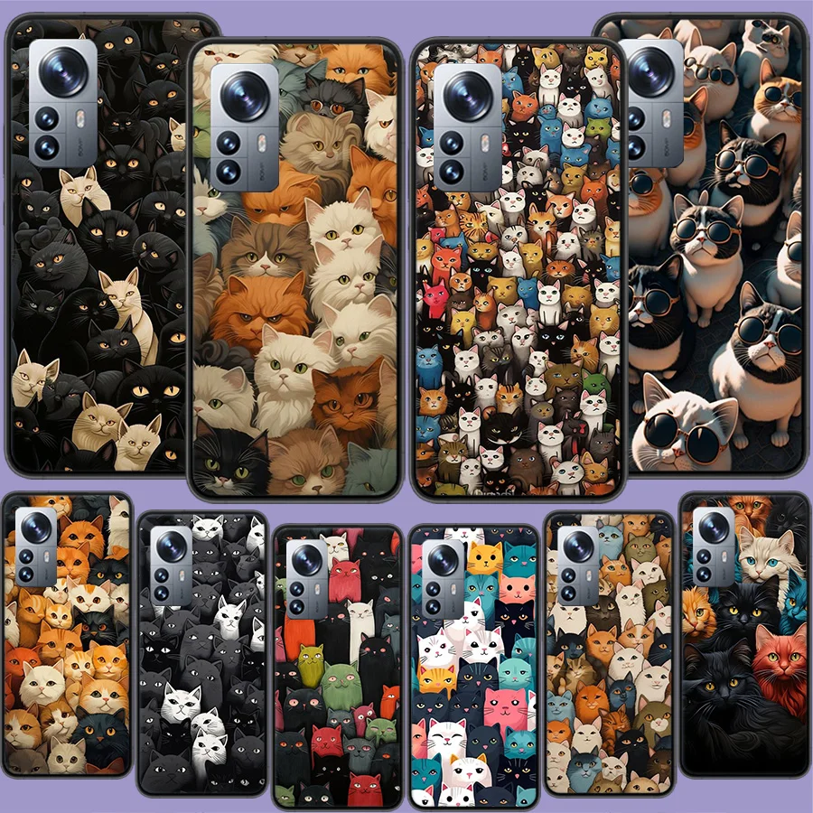 Kindle of Kittens Phone Case For Xiaomi Mi 13 12T Pro 12X 12 Lite 5G 11T 11i 11 Ultra 10 10T 9T Pro 9 8 6X 5X A1 A2 Capa Coque