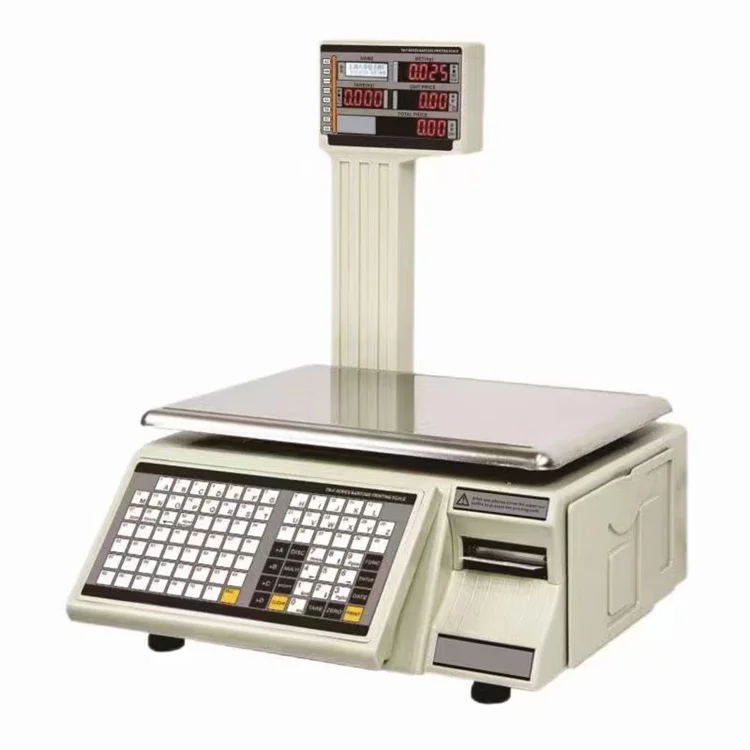 

Veidt Weighing TM-F1 Cash Register POS System Commercial Supermarket Label Scale 30kg Weighing Printer Scale