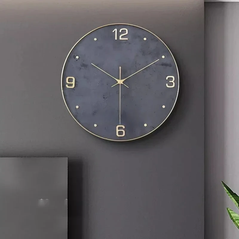 Luxury Large Digital Wall Clock Modern Digital Living Room Home Elegant Wall Clock Modern Aesthetic  Pared Room Decorations