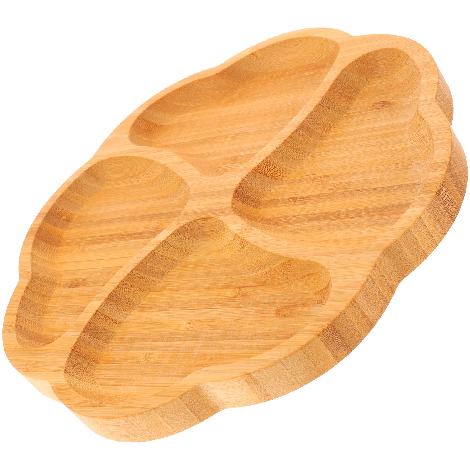 

Sturdy Bamboo Serving Multi-Functional Food Storage Lightweight Household Decorative Tray For Kitchen Living Room Desktop Fruit