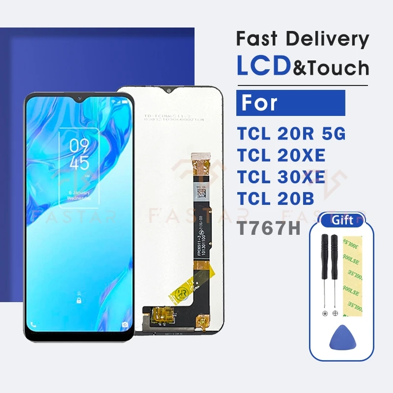 

6.52"Tested For TCL 20 R 5G 20XE 30XE 20B T767H LCD 20R 5G Display Digitizer Assembly Replacement Screen