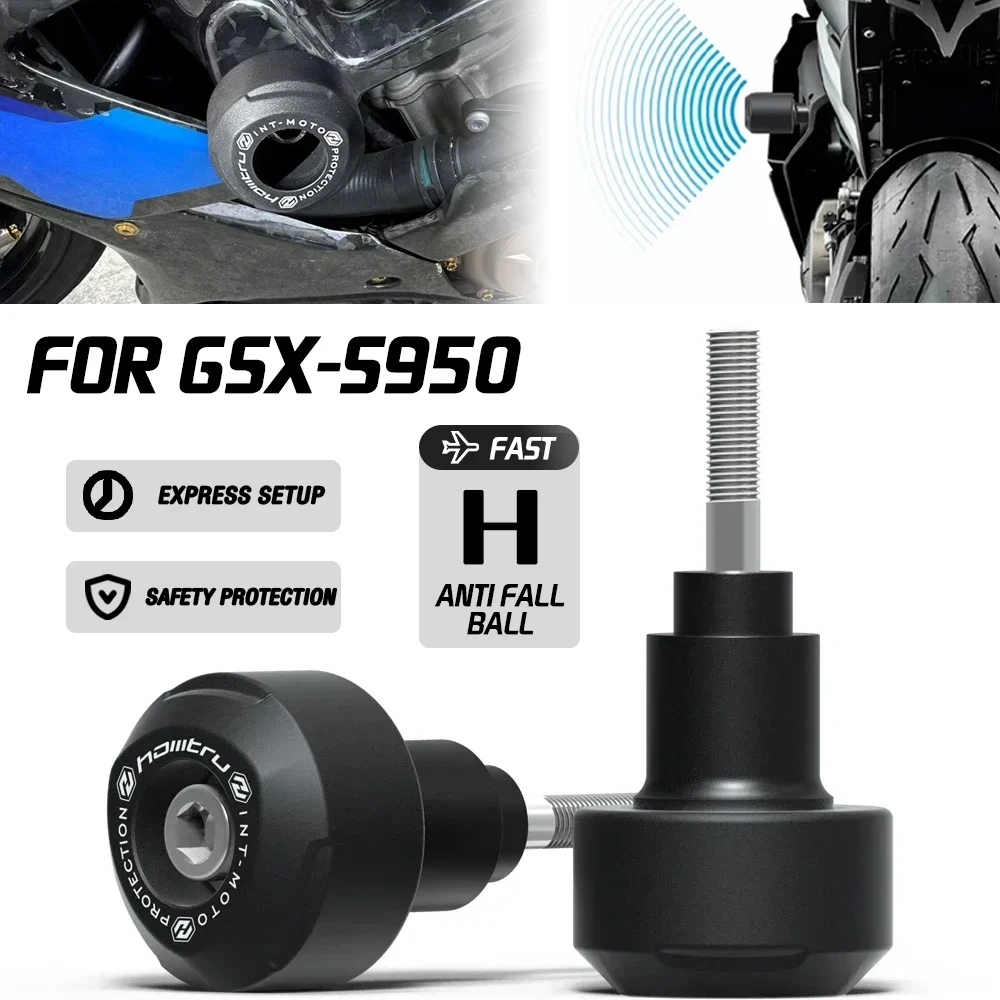 

For Suzuki GSX-S950 2023-2025 KATANA 2019-2025 Motorcycle Frame Fork Axle Sliding Block Anti fall Collision Support Pad