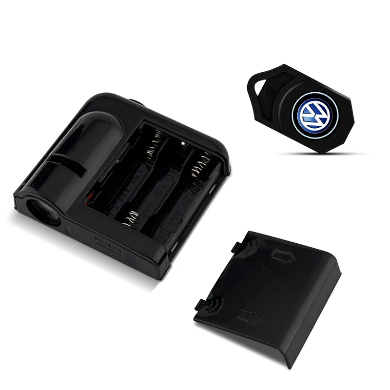Car Door Emblem Light LED Welcome Lamp Wireless Laser Projector for VW Golf 3 4 MK3 MK4 Passat 3BG Polo 6N 9N Bora Vento view 5
