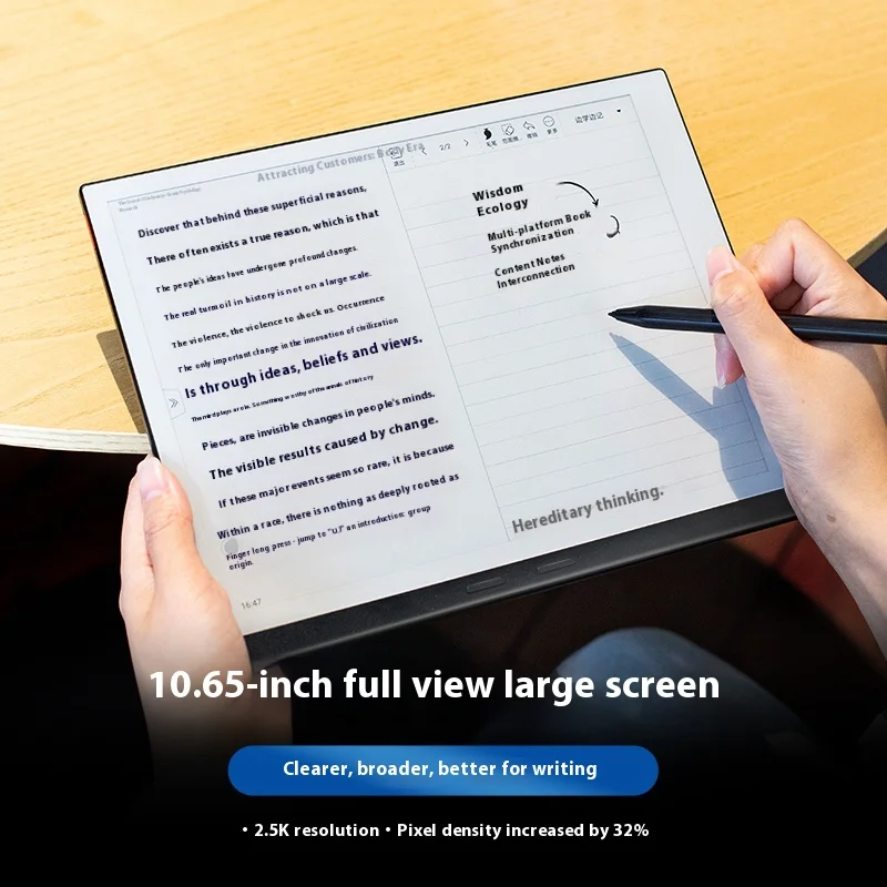 iReader Smart X3 Pro E-Book Reader Ink Screen 2560*1920 10.65 inches Carta 1300 300PPI Reader Eye Protection E-Book Readers