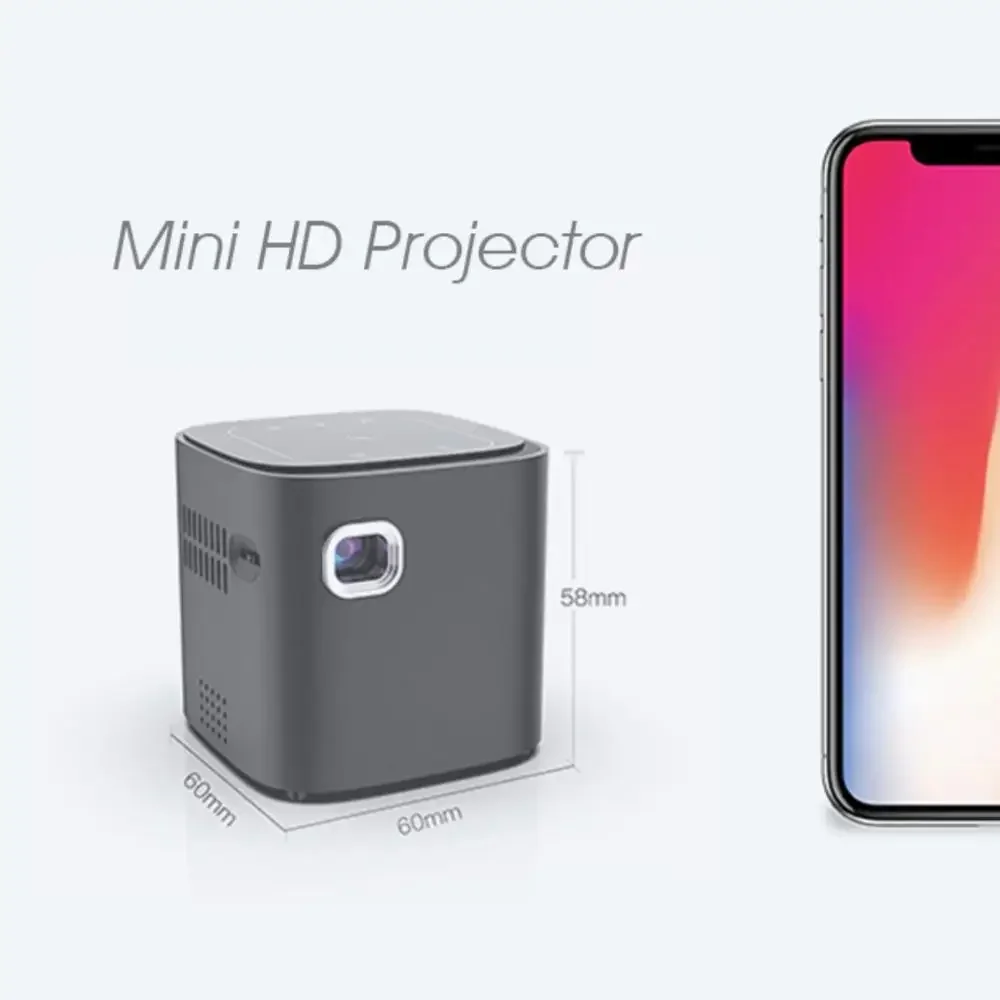 WP D019B HD Mini LED Portable Projector Beamer