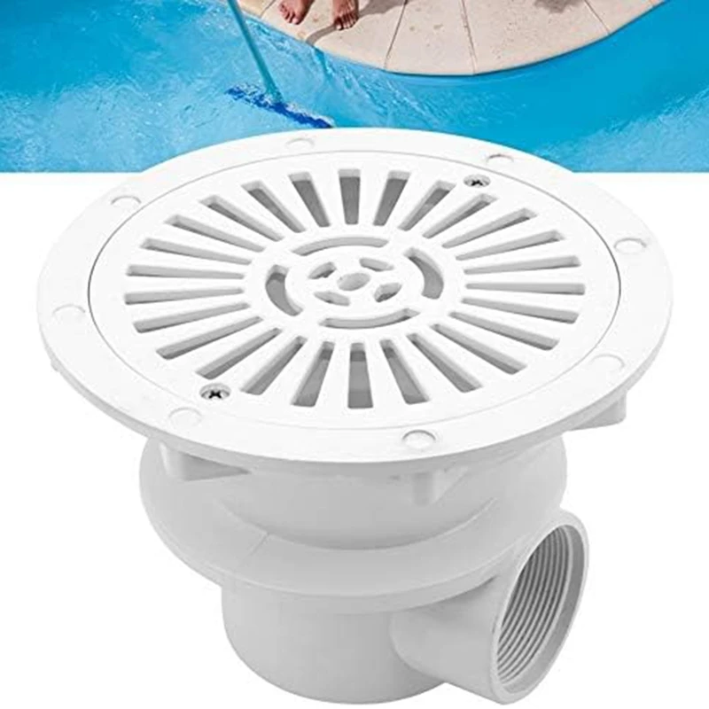 1 PCS Swimming Pool Main Drainage Film Pool Backwater Civil Construction Pool Main Drainer Swimming Pool Floor Drain White