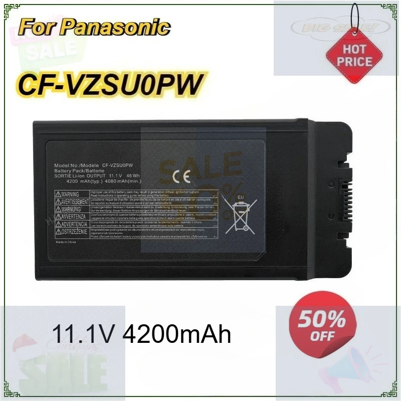 CF-VZSU0PW Laptop Battery CF-VZSU0LW CF-VZSU0PR CF-VZSU0GW Battery Packs for Panasonic CF-54 Toughbook 11.1V 4200mAh Bateria