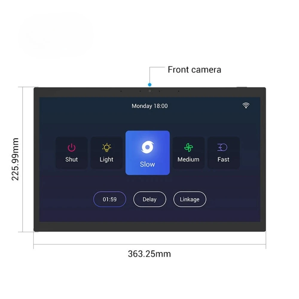 SMT1019 10.1 Inch Android 14 Smart Home Control Tablet | 4+64GB RK3576S Quad Core, POE, 1280×800 Touch Display