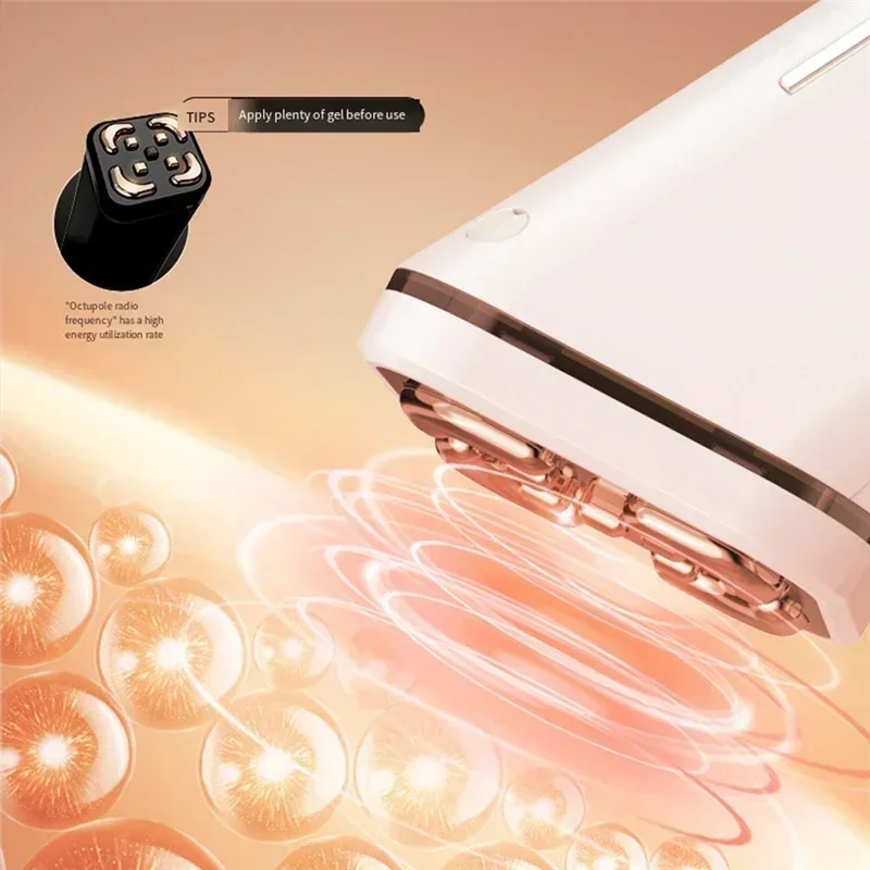 Hochfrequenz-Schönheitsgerät für das Gesicht, EMS-Lift, straffend, feine Linien, Anti-Aging, Einfrieren, Alter, Hautverjüngung, Pflege, neues Instrument