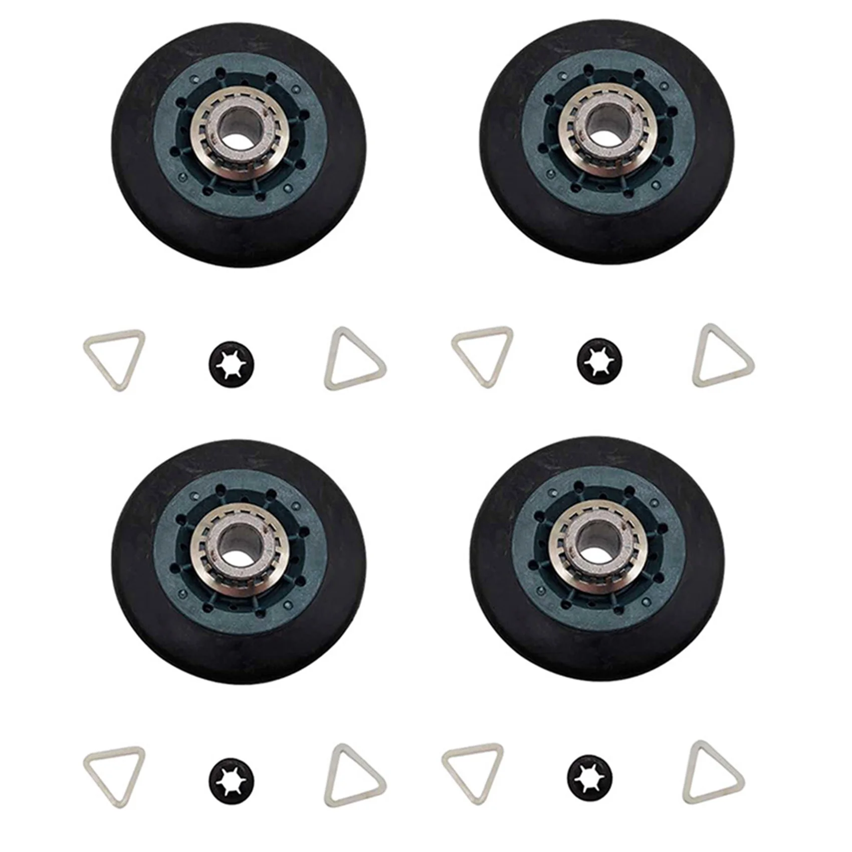 4 Piece Suitable For W10314173 Dryer Drum Wheel Suitable For W10314173 8536973 8536974 AP6019303 PS11752609-A54Q