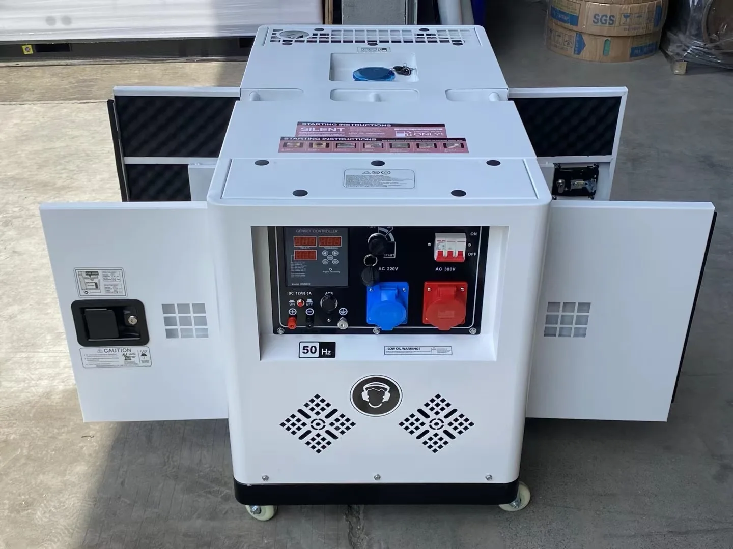 

Generator with automatic transfer switch 30KVA 40KVA 50kva 60kva 80kva silent type