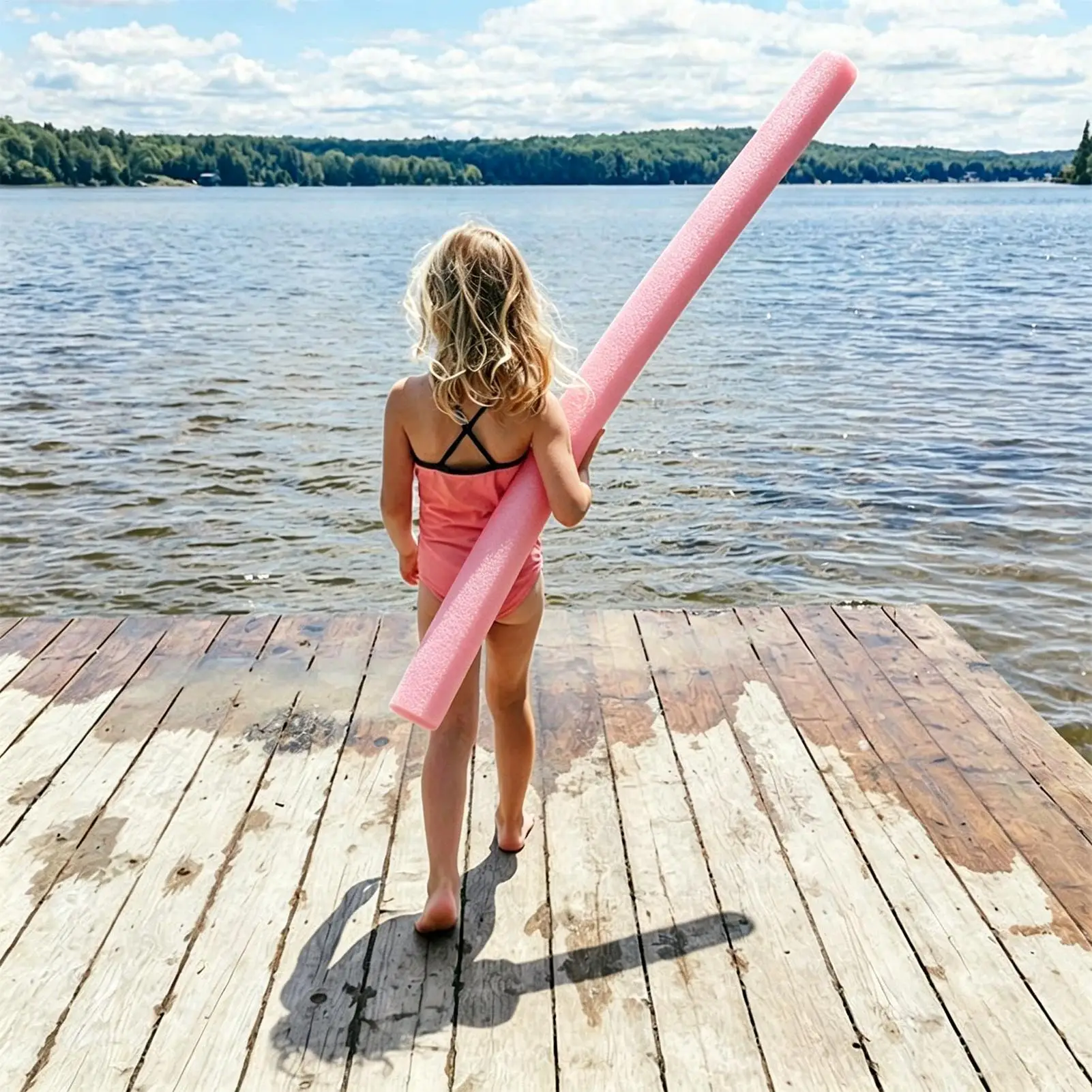 Swimming Noodles Foam Pool Float Toy Multi-Purpose Buoyant Swim Noodles For Women Men Water Activities Vacation Travel Lake