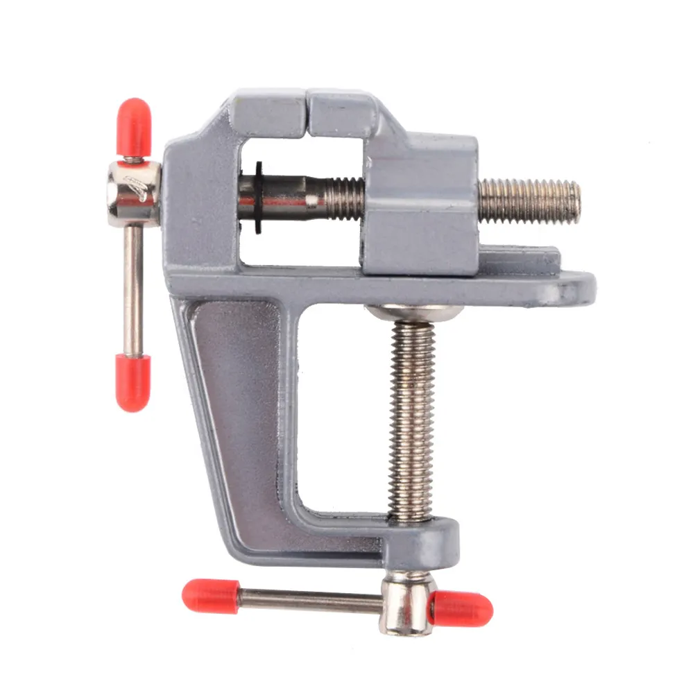 30Mm Compact Mini Bench Vise Cast Aluminum Hardware Portable Clamp for Woodworking DIY Crafts Electronics