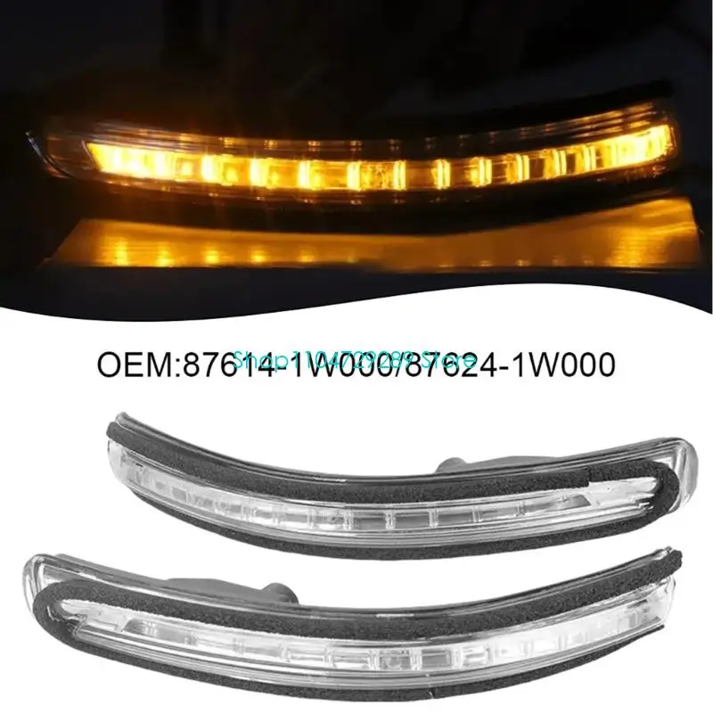 D8KE ABS Turn Lamp for Select Model Rearview Mirror 87614-1W000 87624-1W000