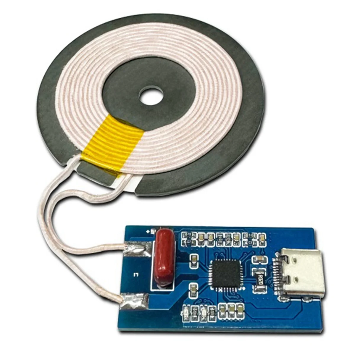Abgimodule módulo de carregamento sem fio, alta potência, 5w, 10w, 15w, ip6826, solução de carregamento diy, suporte para módulo de carregamento de telefone android