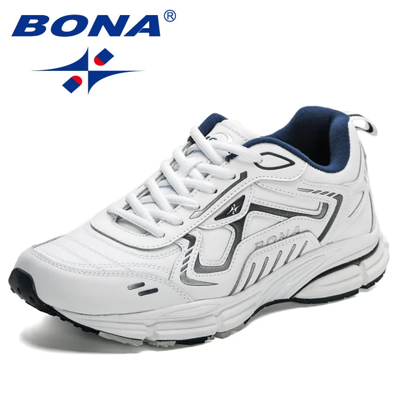 BONAsrsy er BONA-Zapatillas deportivas antideslizantes para hombre, calzado moderno para correr, caminar al aire libre, 2023