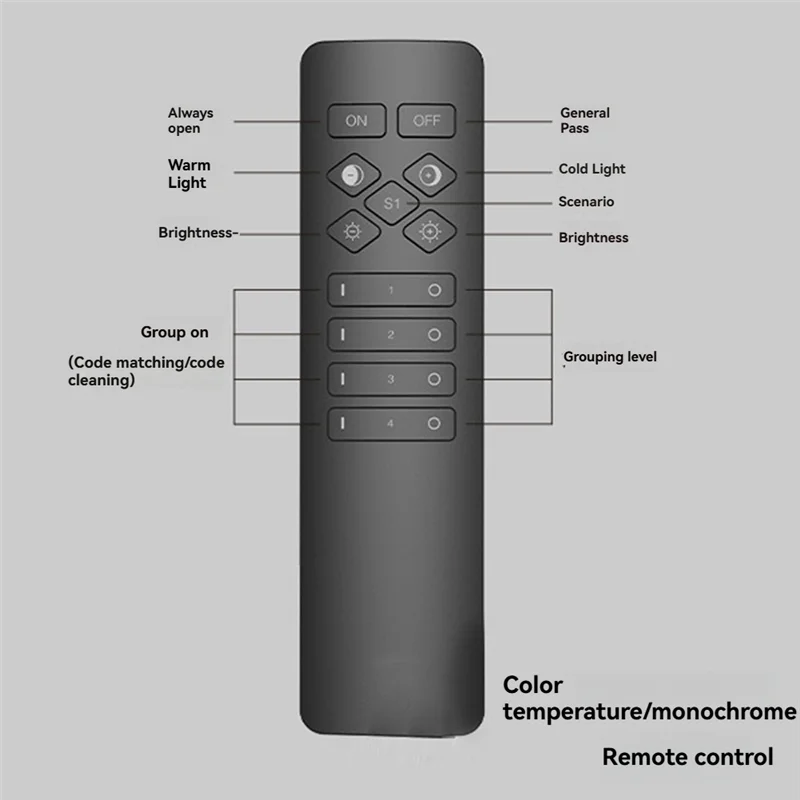 AC57-LED Controller 2IN1 2.4Gwifi+RF Controller Large Current Max 30A For Single Color/Dual White/RGB/RGBW/RGB/CCT Led Strip
