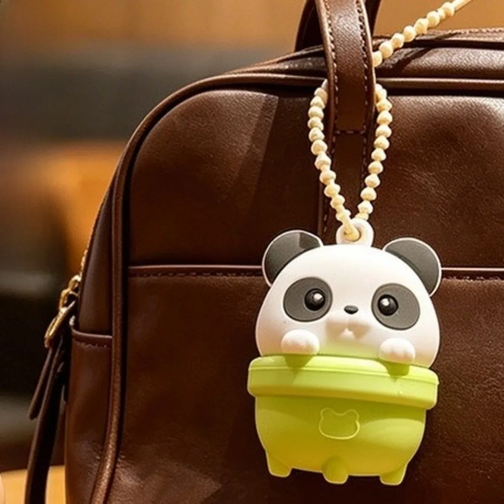 Hanging Decoration Water Squeezing Keychain Creative Funny Duck Rabbit Key Chain Panda Dinosaur Cartoon Animals Pendant