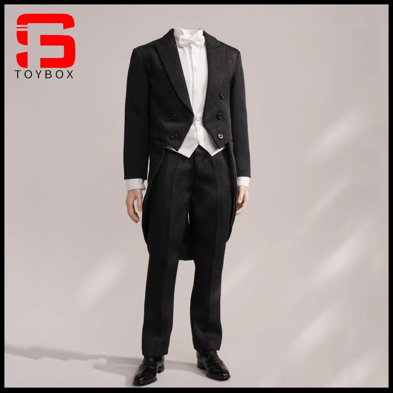 

In Stock TM Made MM1004 1/6 Scale Universal Tuxedo Set Clothes Gentleman Dress Model Fit 12'' Male Soldier Action Figure Body