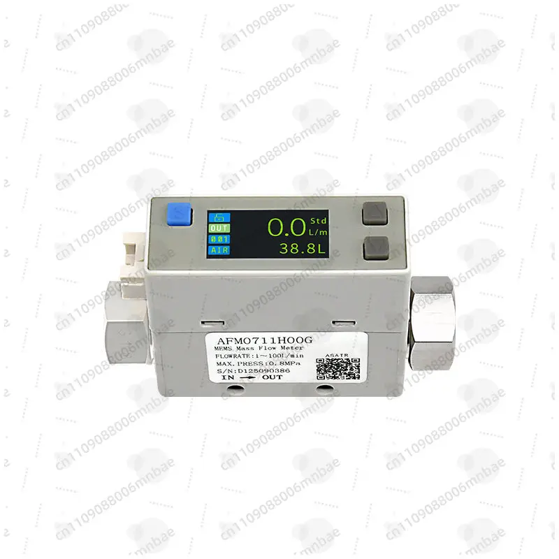 MEMS Thermal Gas Mass Flow Meter Compressed Air AFM07 Threaded Replacement Flow Switch