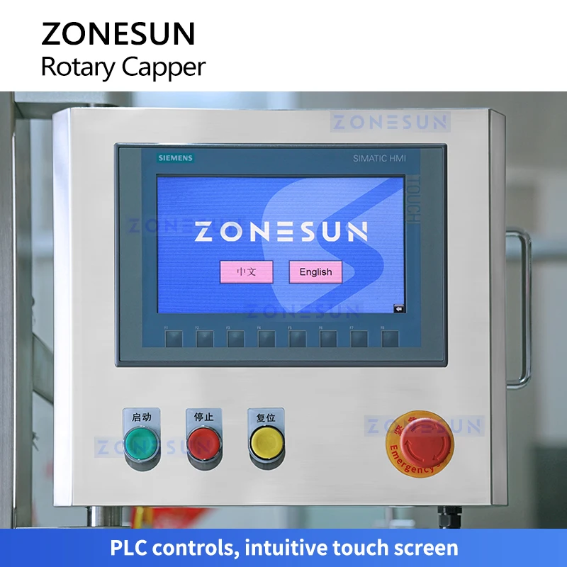 Zonesun Automatic Screw Capping Machine Rotary Capper High Speed Capping Machine Capping Turrets ZS-XG440Q