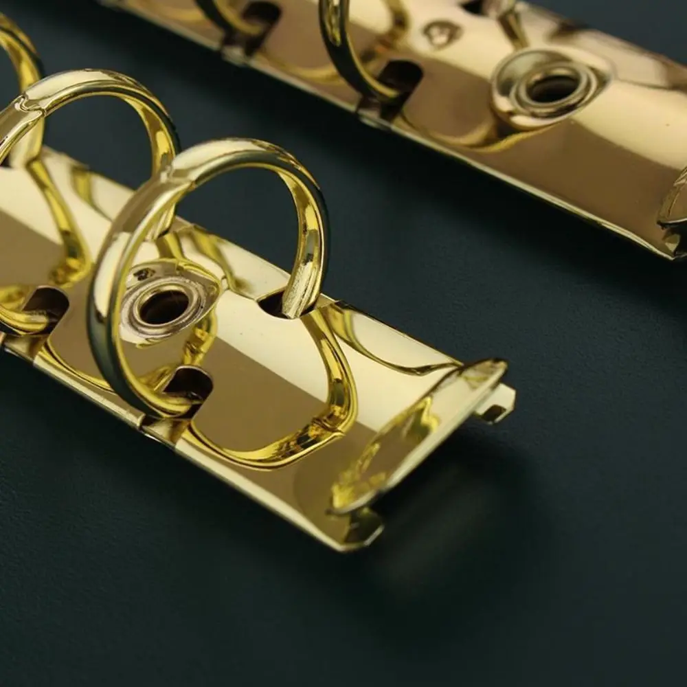 6 Holes Paper Fasteners Stationery Student DIY Album Diary Paper Binding Clips A5 A6 File Folder Paper Binder Loose Leaf Ring