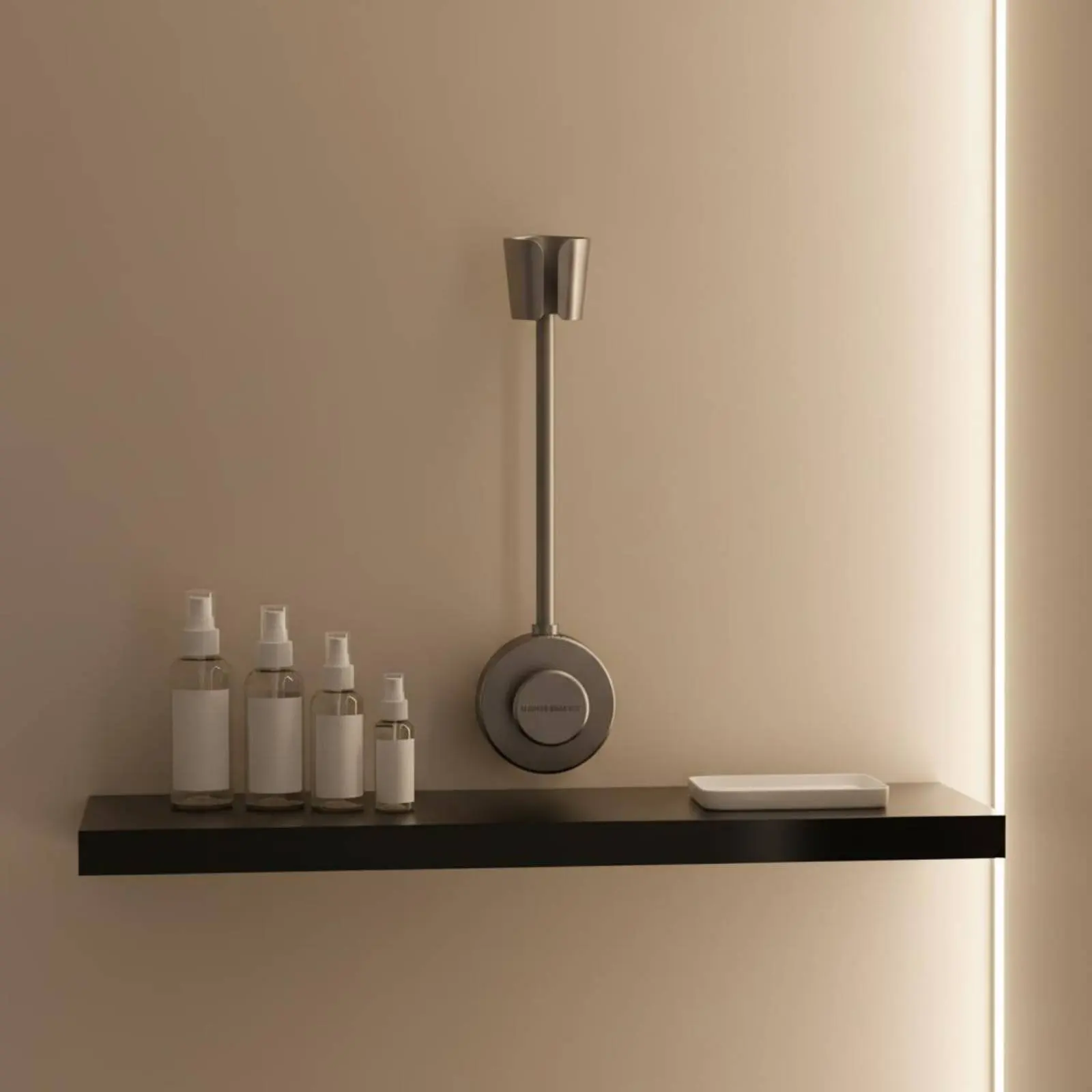 

Suction Cup Hair Dryer Holder Space Saving No Drill Hair Dryer Holder
