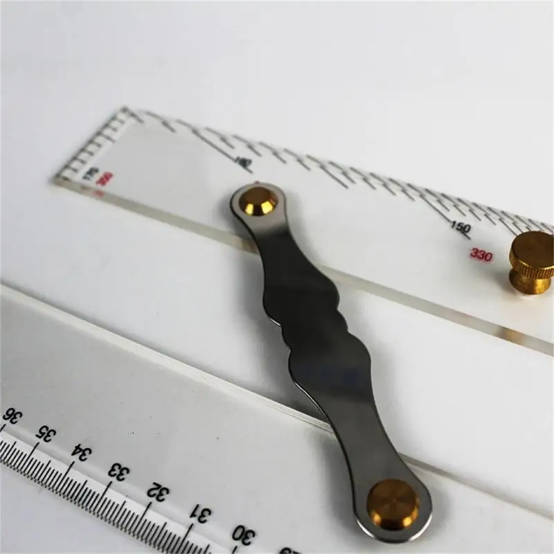 E28F Marine Navigation GPSPlotter Parallel Ruler NauticalNavigation Parallel Ruler for Boat Sea Chart Measuring Divider