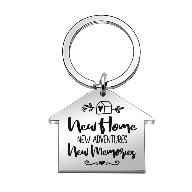 30 Pcs New Home Keychain Housewarming Gift Realtor Closing Gifts House Keyring Moving in Key Chain for New Home Owners Jewelry