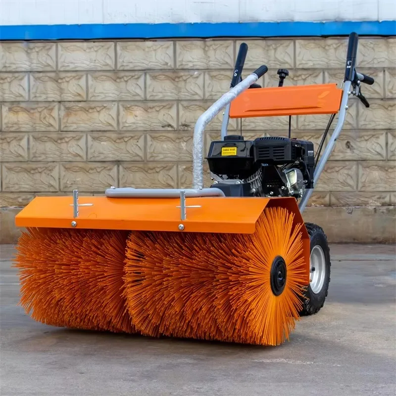 Snow Blower (Manual Start) Lightweight Long-Lasting Precise Control Multi-Functional Engine-Powered Small Snow Sweeper Urban