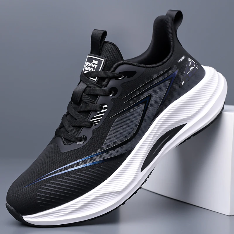 

City Commuting Casual Sneakers Shock Cushion Bottom Comfortable Inner Foot Fit Men Daily Outdoor Trend Footwear