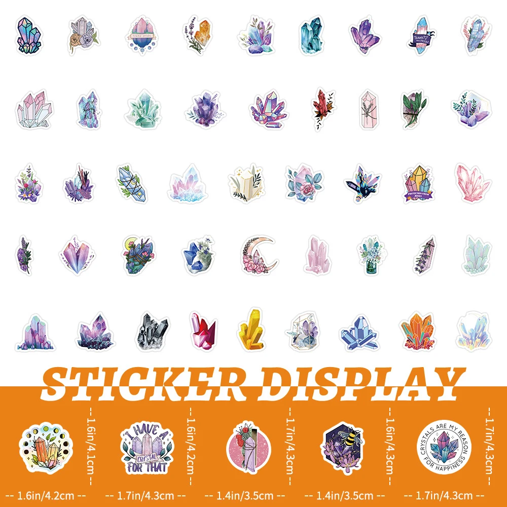10/30/50/100 個漫画かわいいクリスタルステッカーパック美的デカール装飾 DIY スクラップブックノートパソコン電話防水ステッカーおもちゃ