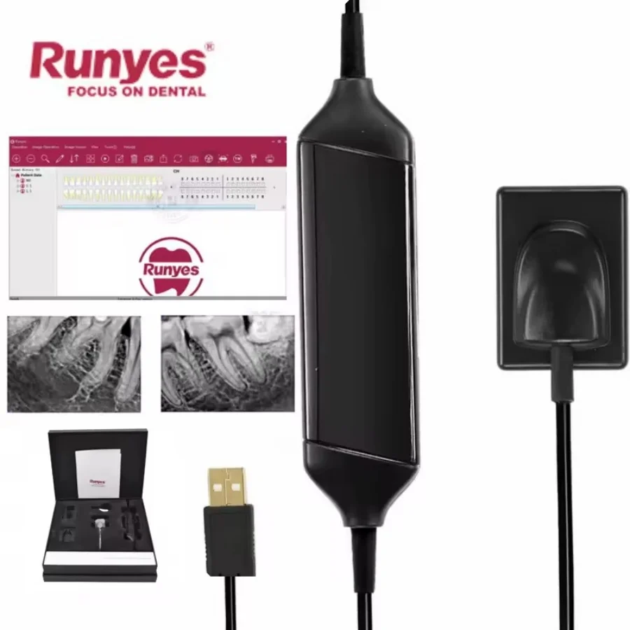 Dental Runyes DR730 Sensor X-ray Sensor Fast Transmission Digital Intraoral System Intra-Oral Include Software Dentistry Tools