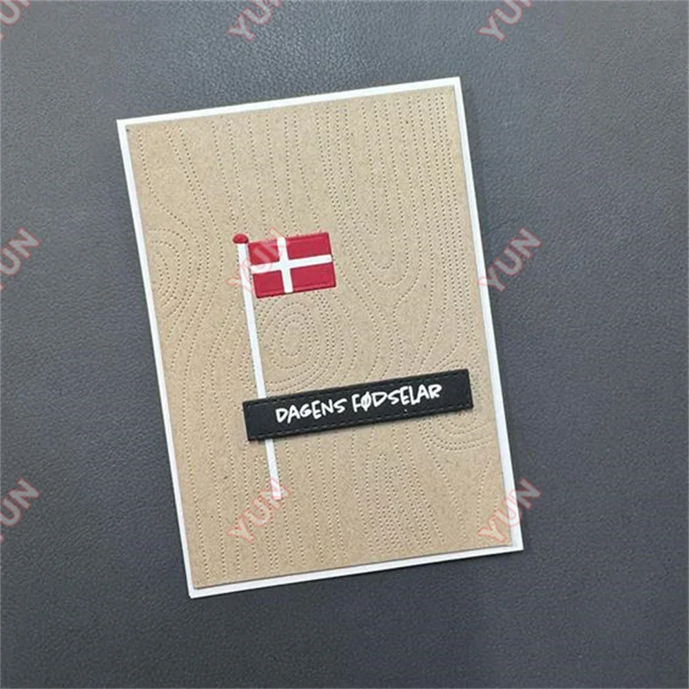 Aankomst Nieuwe A7 Boodschappentas Stansmessen Sneeuwklokjes Verticale Banner Teksten Vlag met Kant Sterven Set DIY Scrapbooking Dagboek Decoratie