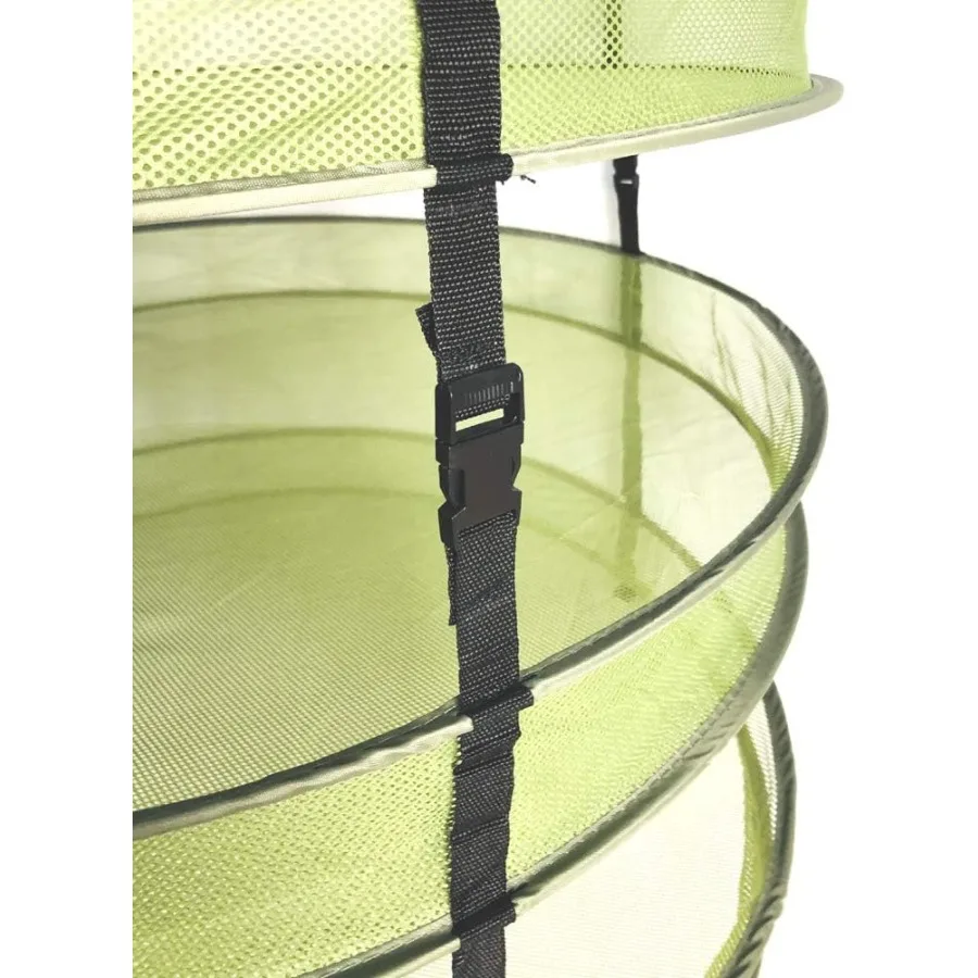 رف شبكي جاف معلق بطول 2.5 قدم قابل للطي لوعاء الأعشاب المائية وزهرة الفاكهة والخضروات أو غسيل الملابس المثالي للاستخدام الداخلي والخارجي