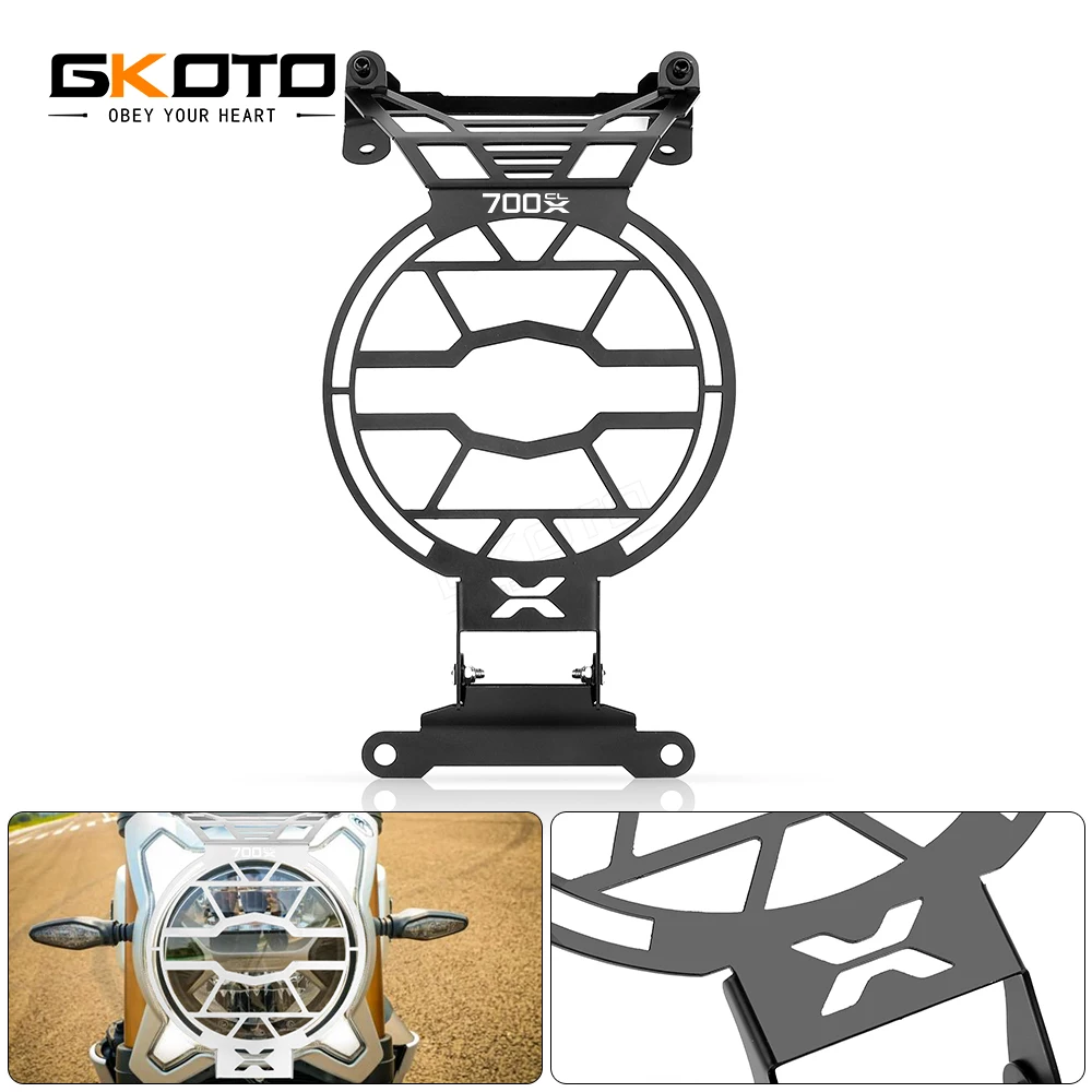 Für CFMOTO CLX700 CLX 700 700CLX Motorrad Zubehör Scheinwerfer Protector Grille Schutz Abdeckung