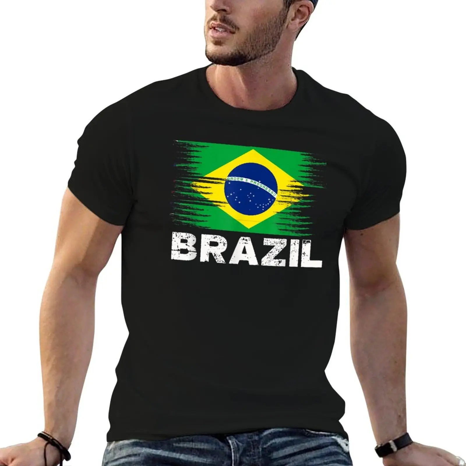 

brazil brazilian flag heritage T-Shirt anime tshirt t shirt personalised T-Shirt