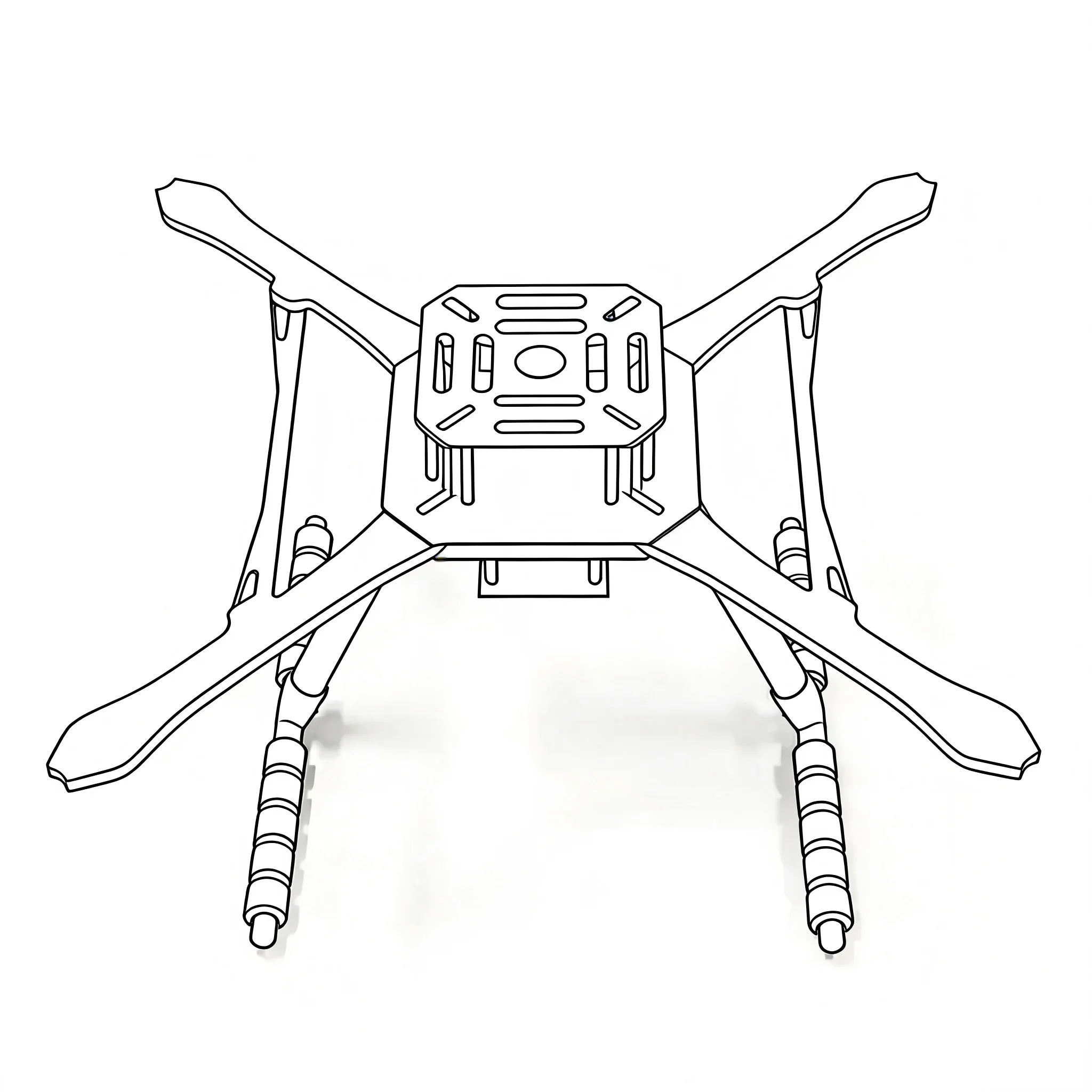 

HotRC Open Source New Smart Drone Frame 450MM Pixhawk Ardupilot Quadrotor Rack RC Multicopter Multi-Rotor With Landing Gear