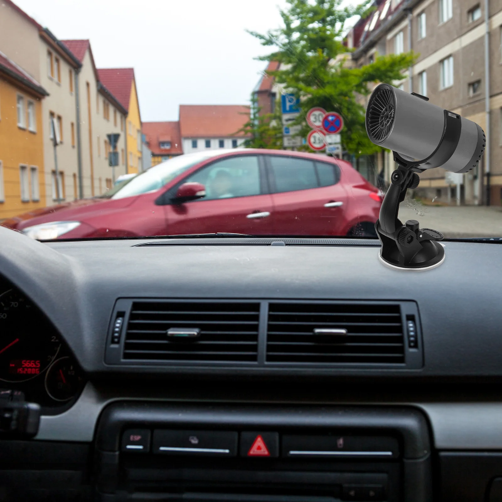 

Car Heater Suction Cup Mount Warm Air Fan Defroster For Dashboard Windshield Portable Auto Heating Device Holder Compact