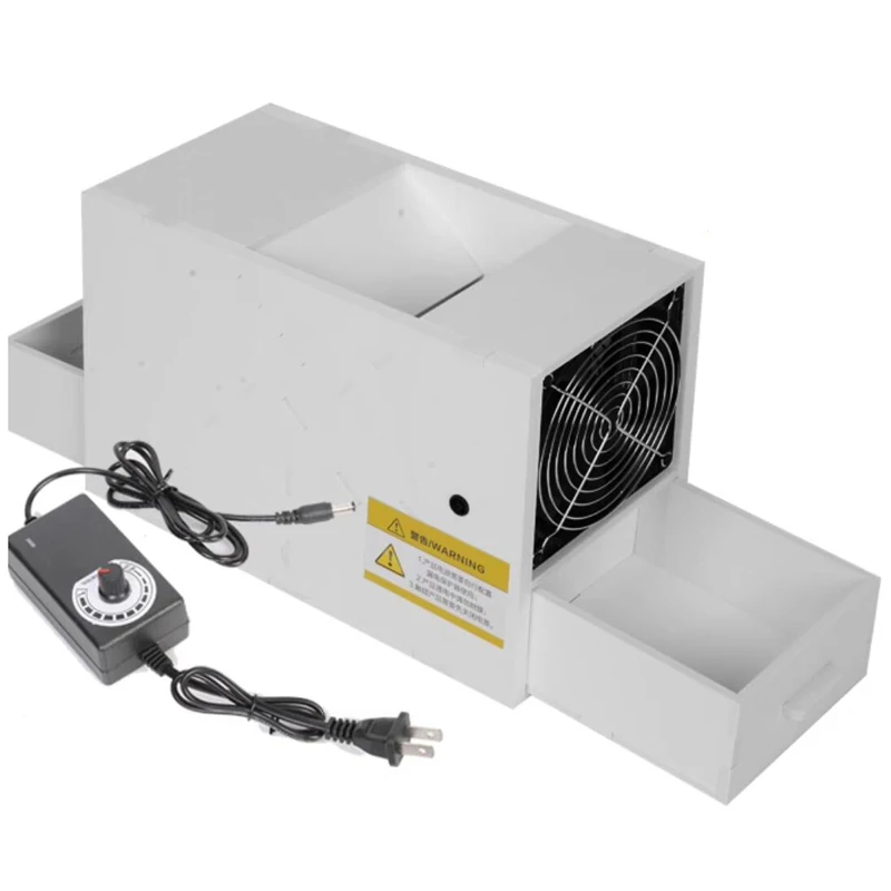 Adjustable Wind Seed Husking Blower for Bird Feed with 2 Drawers