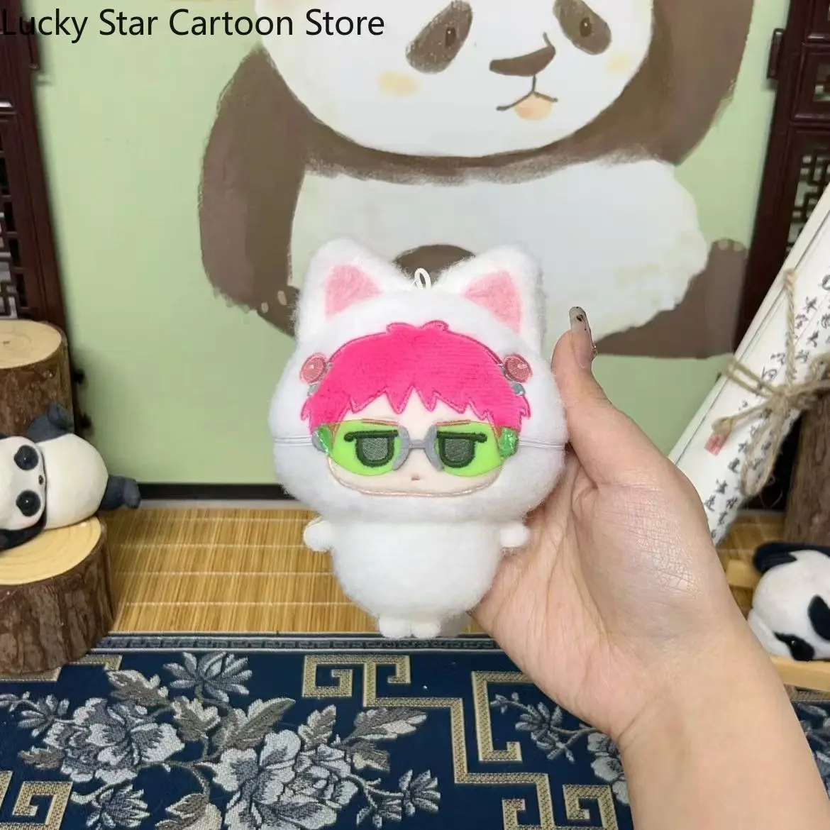 Anime Saiki Kusuo lindo y guapo niños Cosplay estampado estrella de mar cuerpo colgante Dango mascota regalo 10cm Halloween regalo de cumpleaños