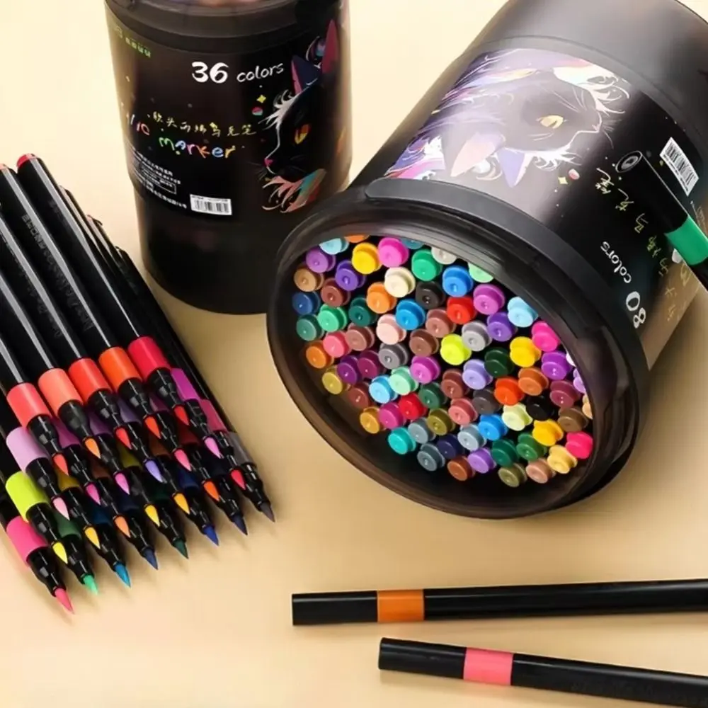 

Soft Headed Acrylic Marker Pen Multiple Colors Acrylic Paint Watercolor Pen Watercolor Ink Non-toxic Art Specific Paintbrush