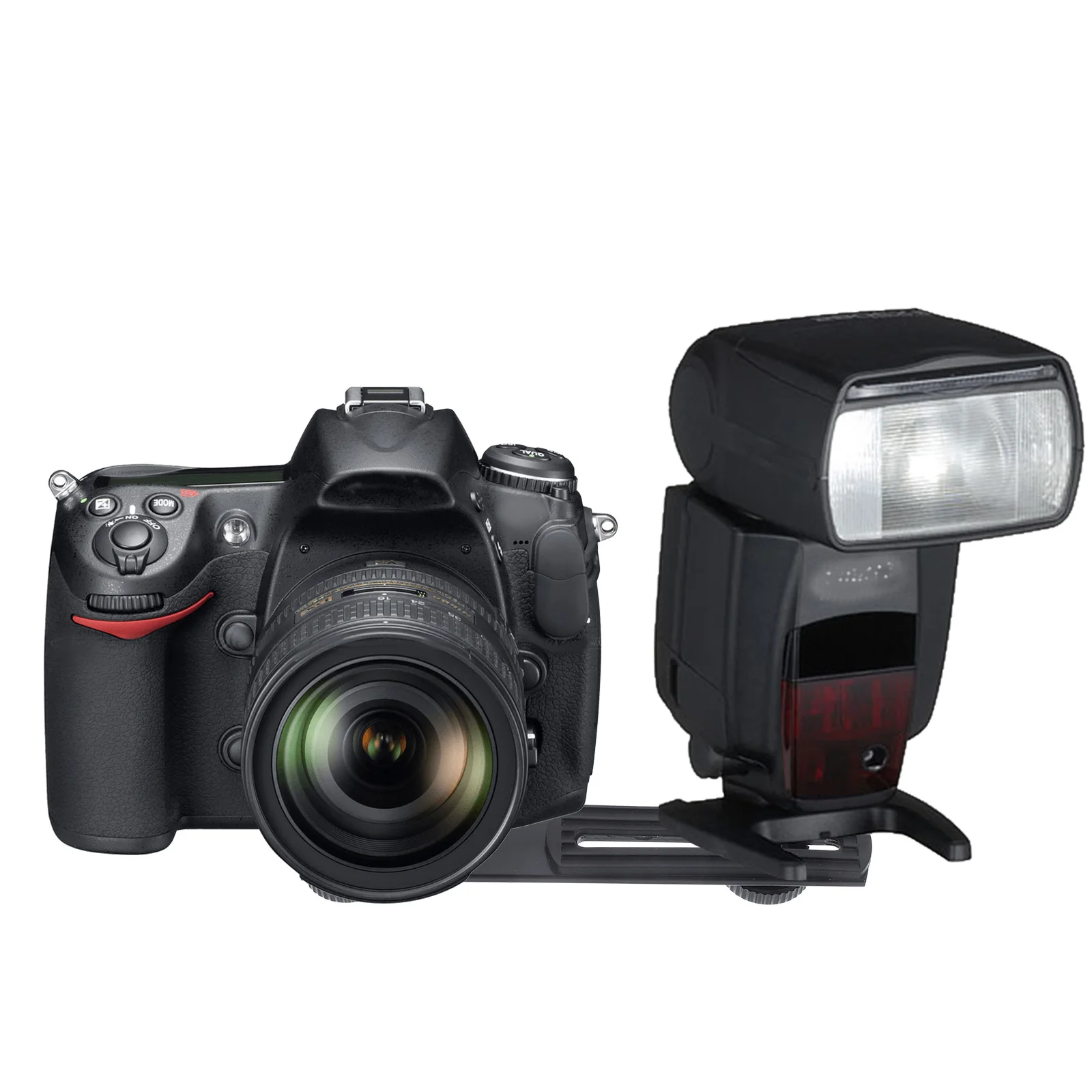 Flash Bracket Fill Light Holder Adjustable Microphone Bar Dual Mount Extension Bar For Live Broadcast Mic Stand Rack