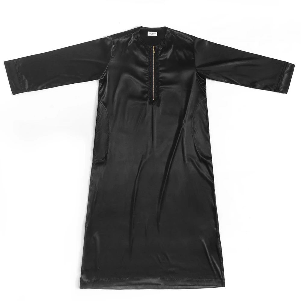 ชุดญะลาบียะห์แบบอาหรับสำหรับเดือนรอมฎอน นิกอบ อบายะห์สำหรับผู้ชาย แฟชั่นมุสลิม เคบาเยะห์ อบายะห์ ดูไบ ตุรกี อิสลาม โธบแบบเรียบร้อย เสื้อคลุมมุสลิม คาฟตาน