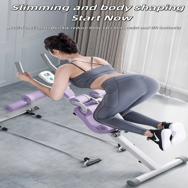 

Роликовый тренажер для брюшного пресса, бытовой тренажер для брюшного пресса для ленивых, скамейки для сидения, бодибилдинг