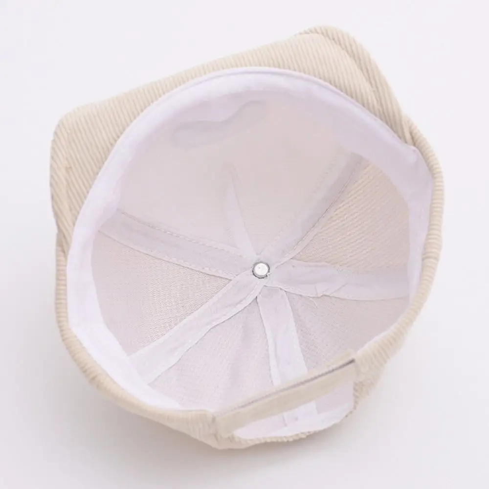 

Solid Color Cotton Infant Bucket Hat Cartoon Bear Sunscreen Baby Sunhat Wide Brim Kawaii Newborn Flat Cap Boy Girls