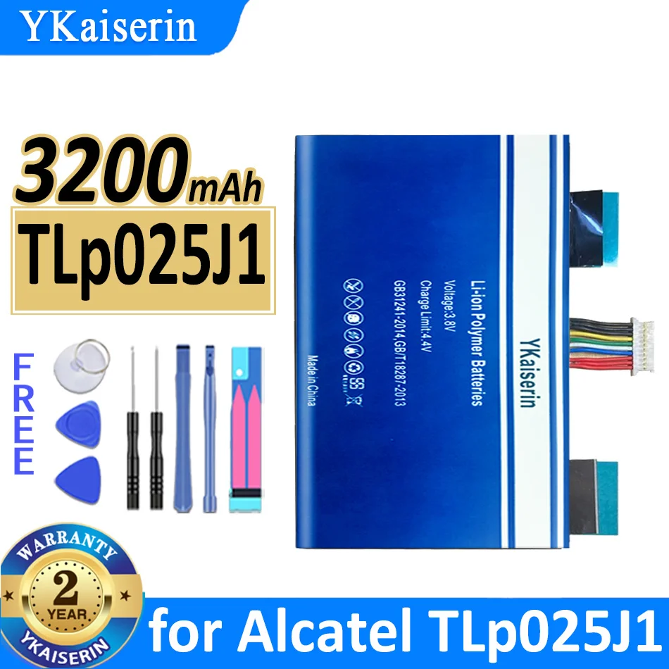 

3200mAh YKaiserin Battery for Alcatel TLp025J1 Bateria