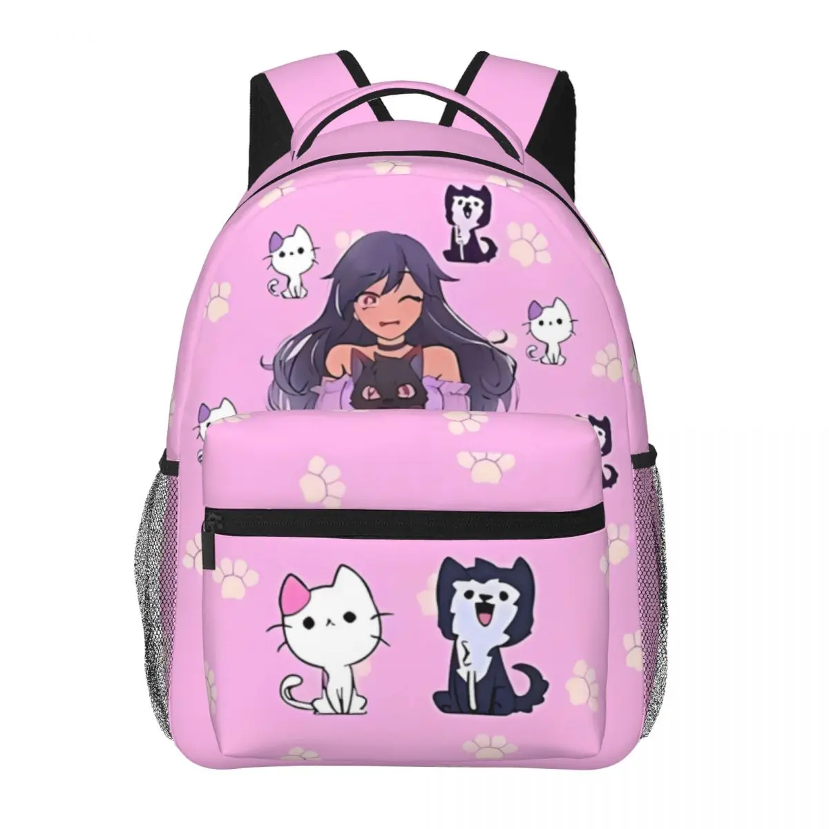 Aphmau Pets zestaw naklejek plecak plecaki chłopcy dziewczęta Bookbag torby szkolne dla dzieci Cartoon plecak na laptopa torba na ramię